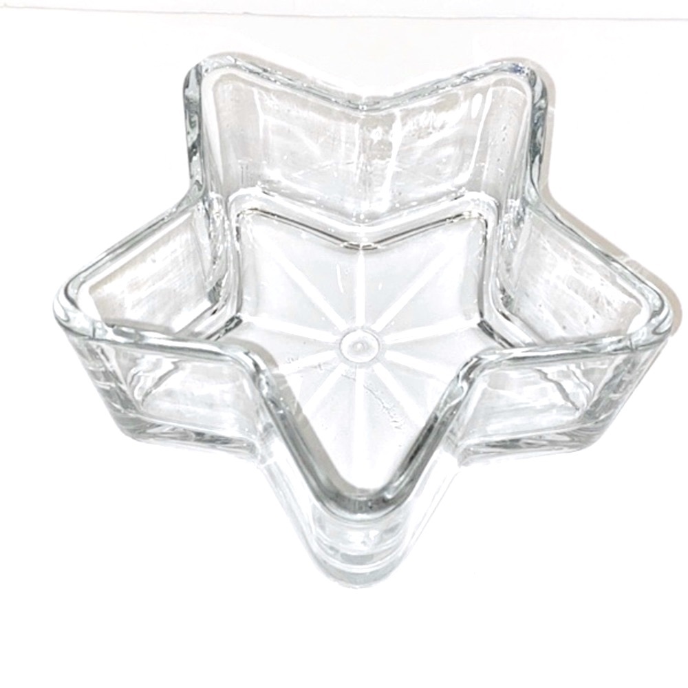 NWOT • Star Shaped Glass Trinket Dish